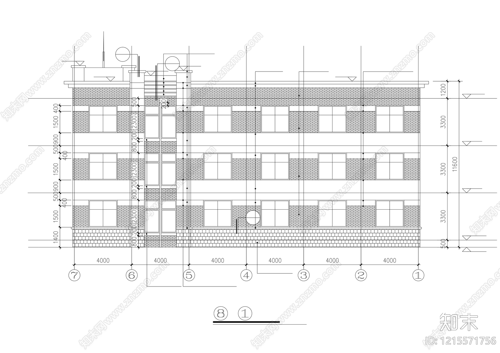 现代医院建筑cad施工图下载【ID:1215571756】
