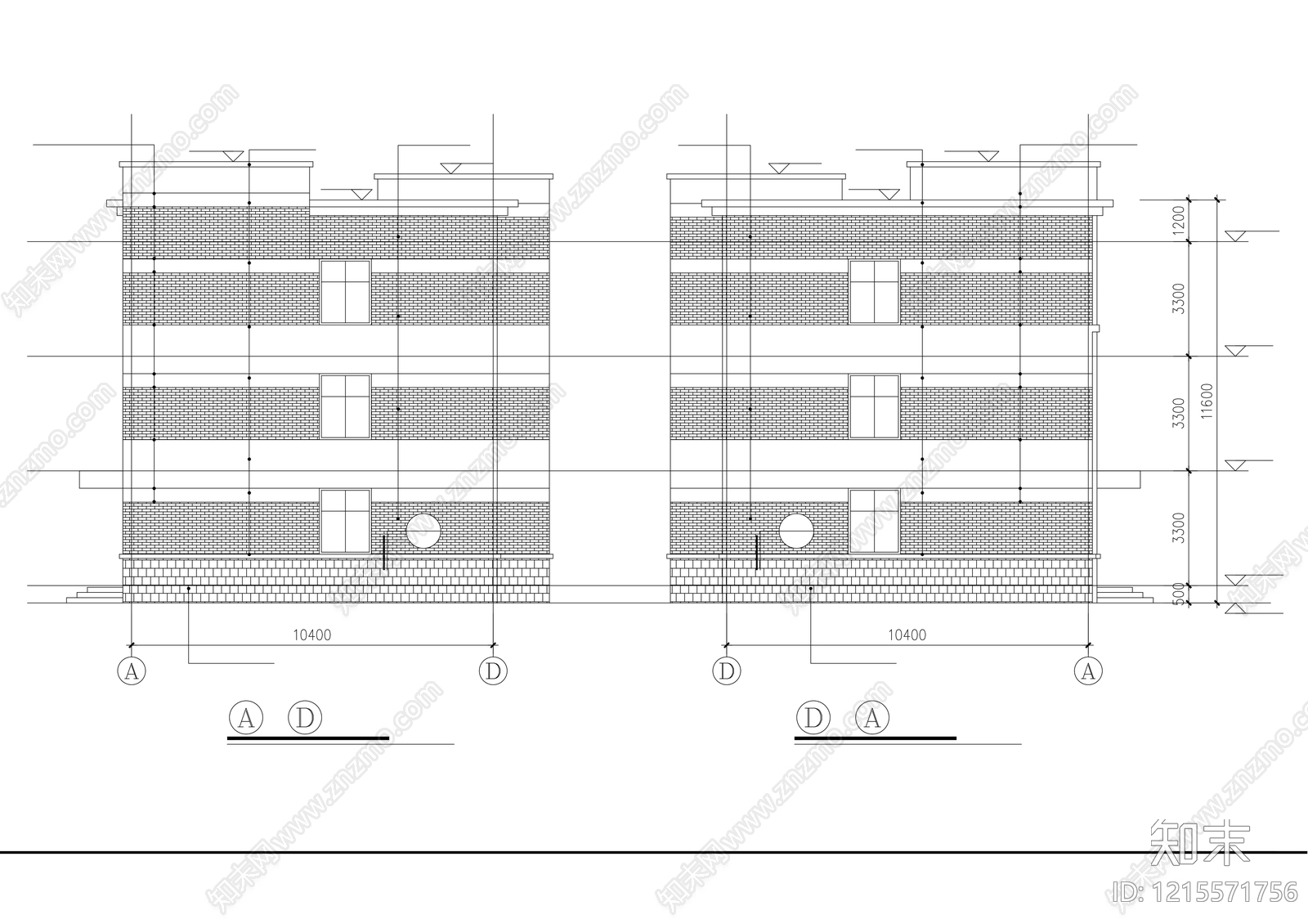 现代医院建筑cad施工图下载【ID:1215571756】