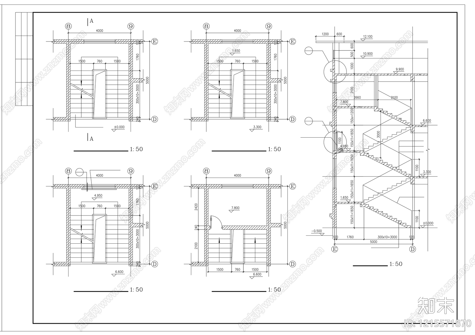 现代医院建筑cad施工图下载【ID:1215571870】