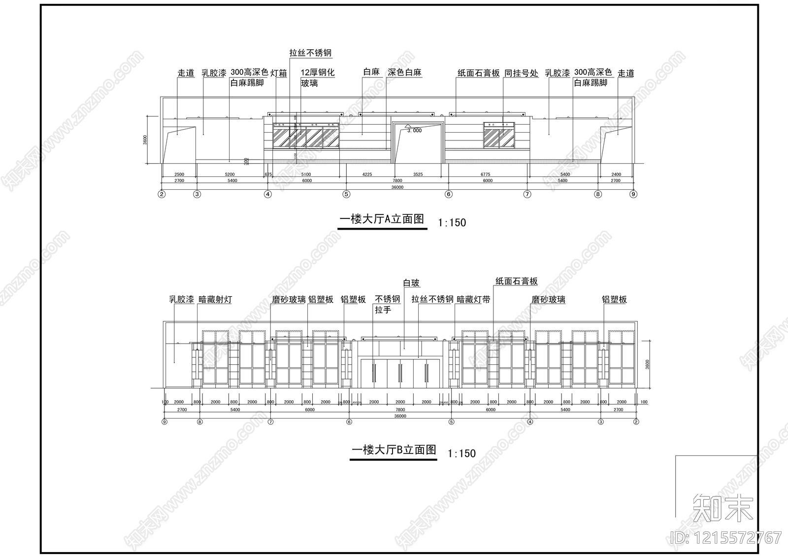 现代医院建筑cad施工图下载【ID:1215572767】