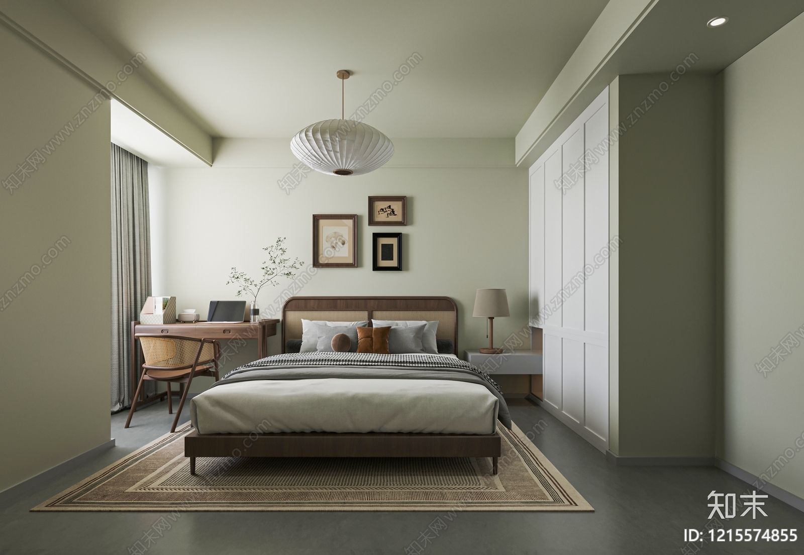 中古风家居客厅3D模型下载【ID:1215574855】