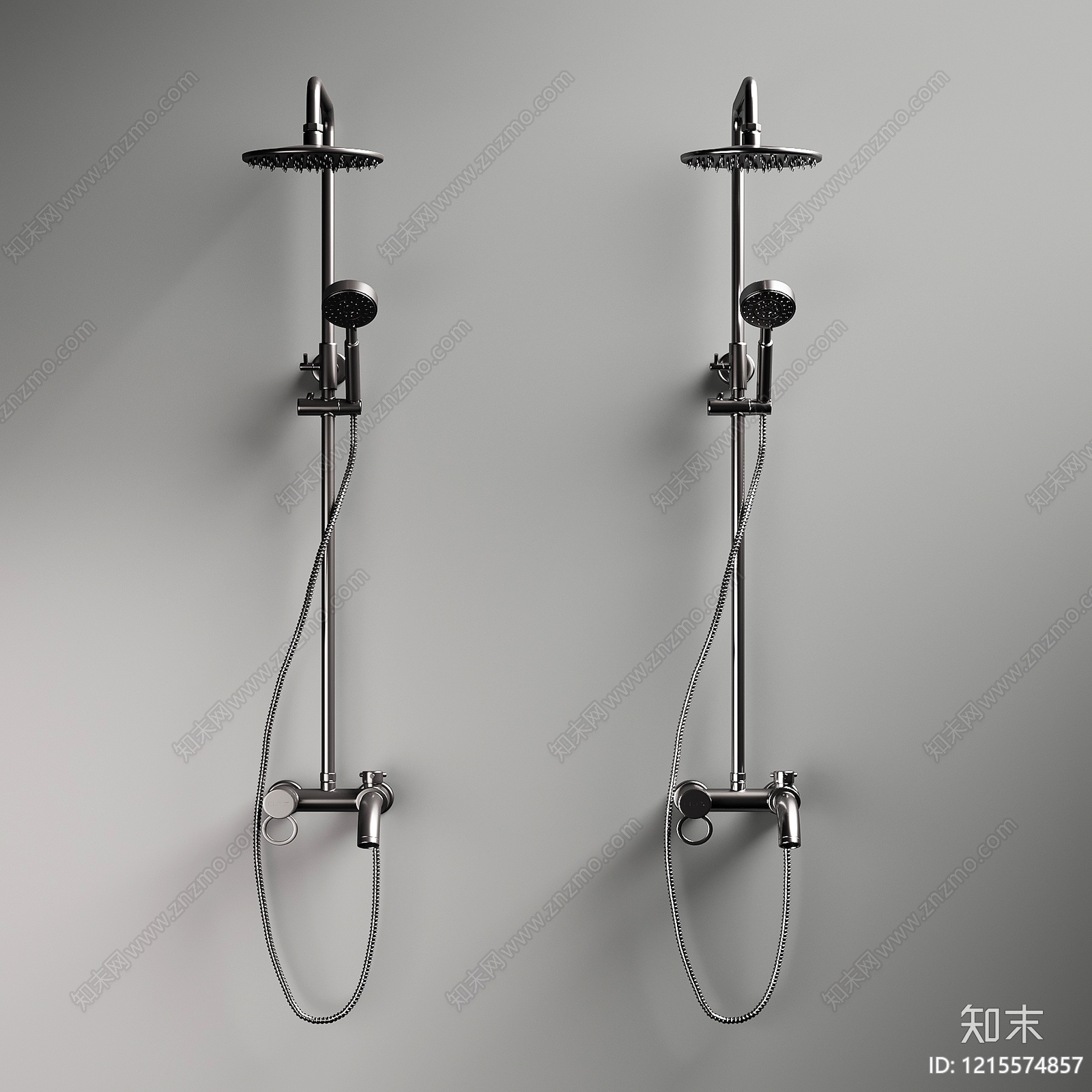 极简花洒3D模型下载【ID:1215574857】
