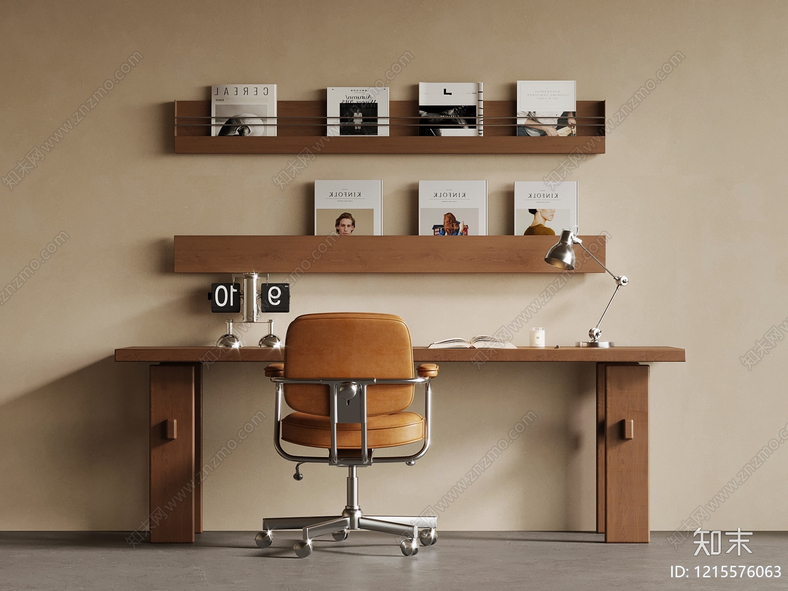 中古风书房3D模型下载【ID:1215576063】