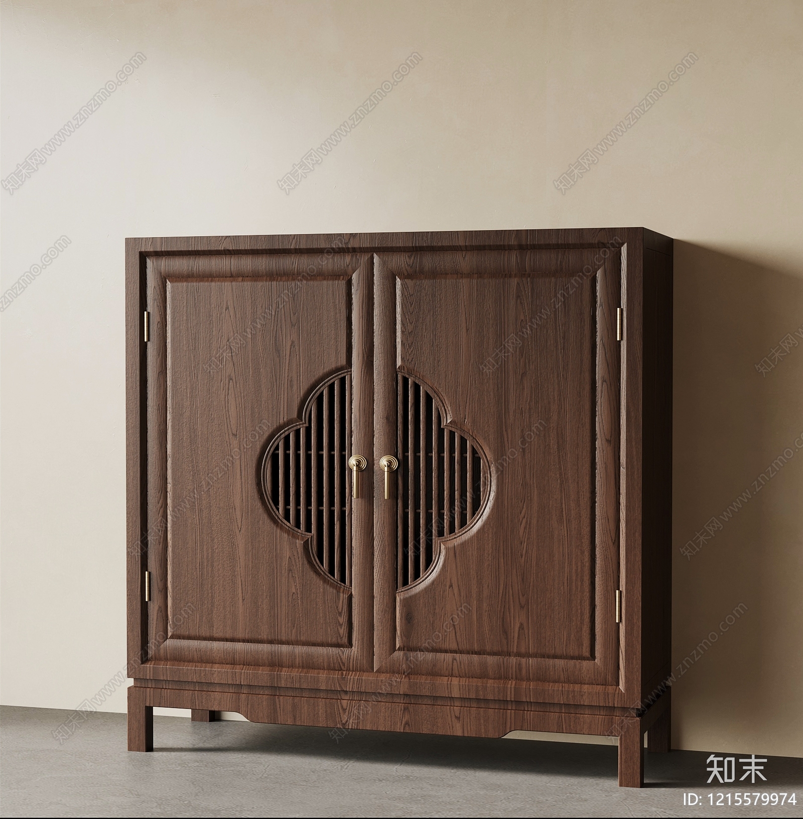 新中式茶柜3D模型下载【ID:1215579974】