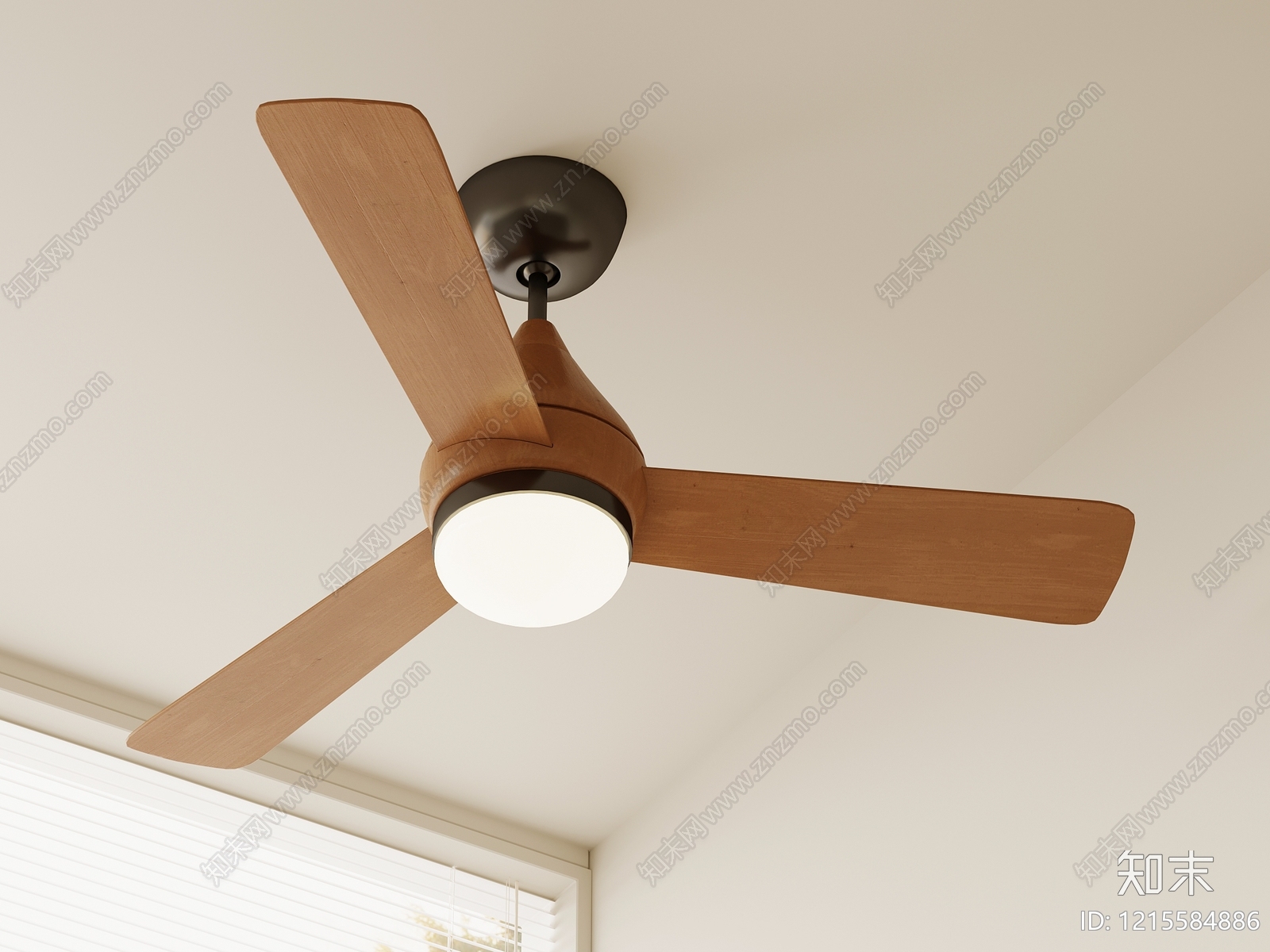 原木风艺术吊灯3D模型下载【ID:1215584886】