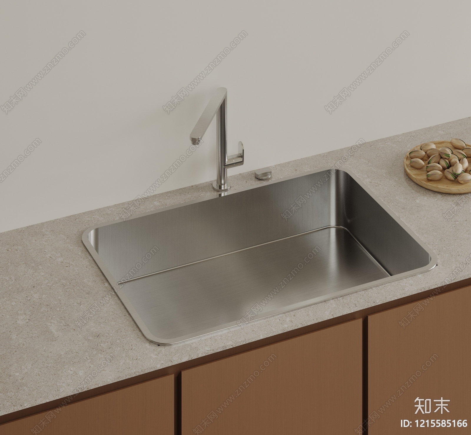现代简约水槽SU模型下载【ID:1215585166】