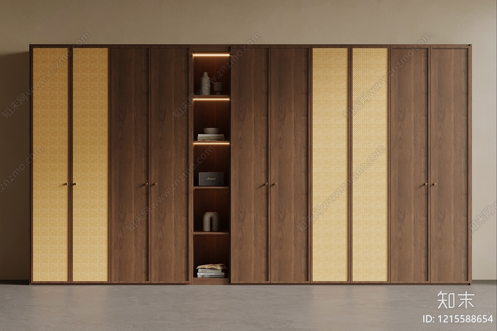 新中式储物柜3D模型下载【ID:1215588654】