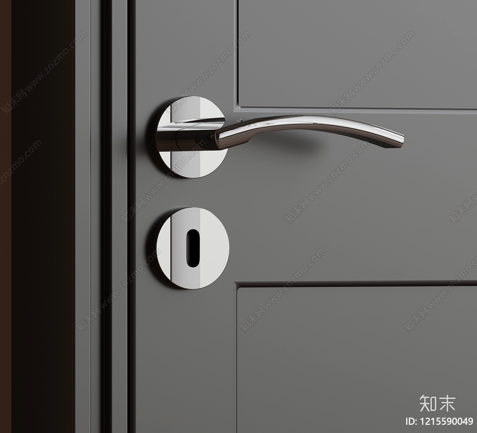 极简门把手SU模型下载【ID:1215590049】