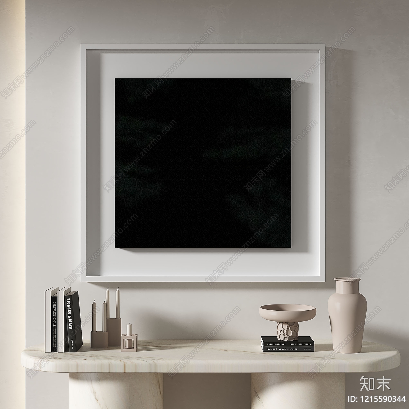 极简玄关3D模型下载【ID:1215590344】