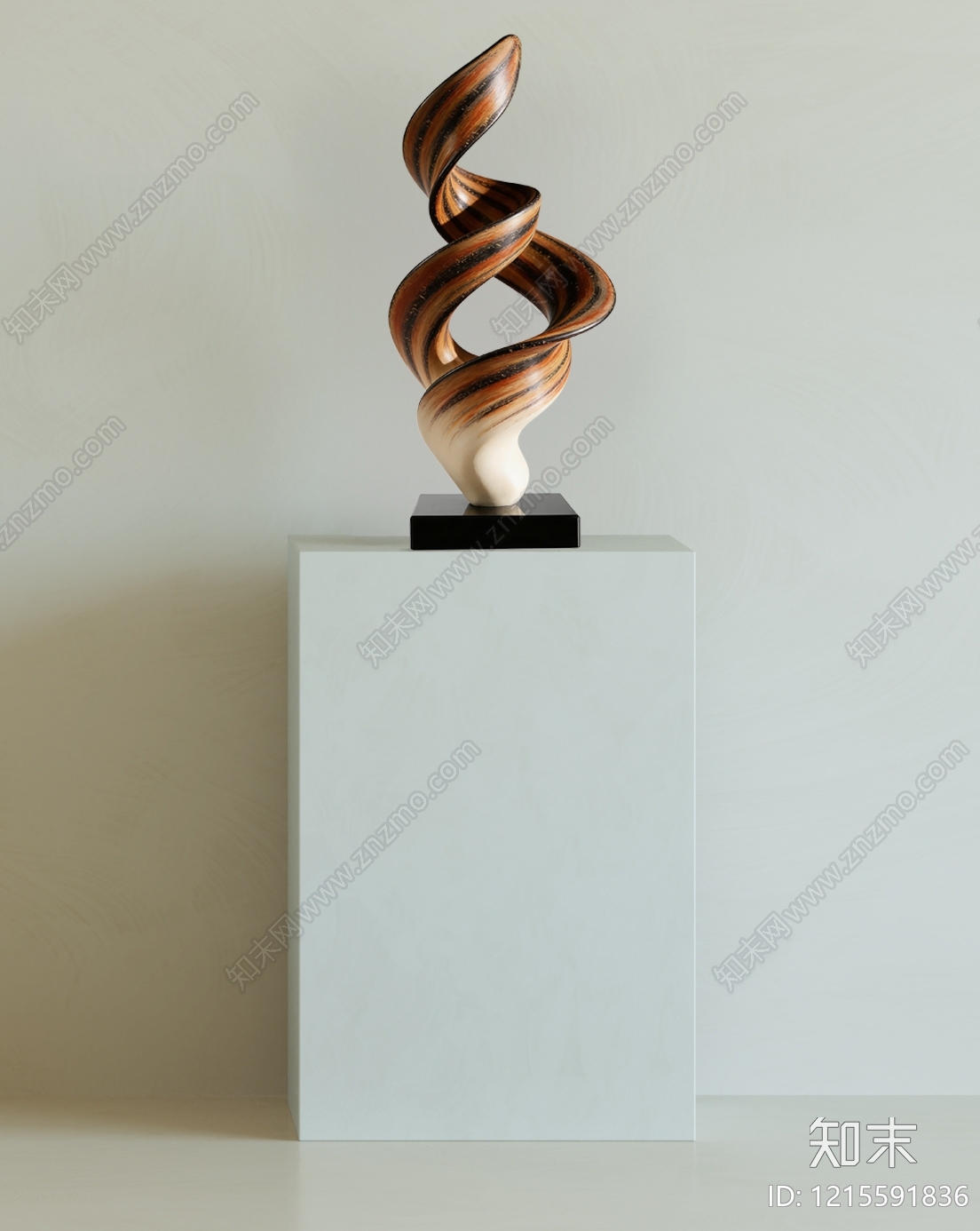 现代简约雕塑摆件3D模型下载【ID:1215591836】