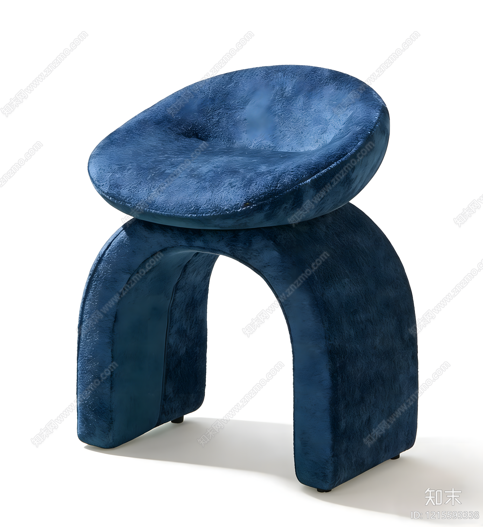 现代简约沙发凳3D模型下载【ID:1215593338】