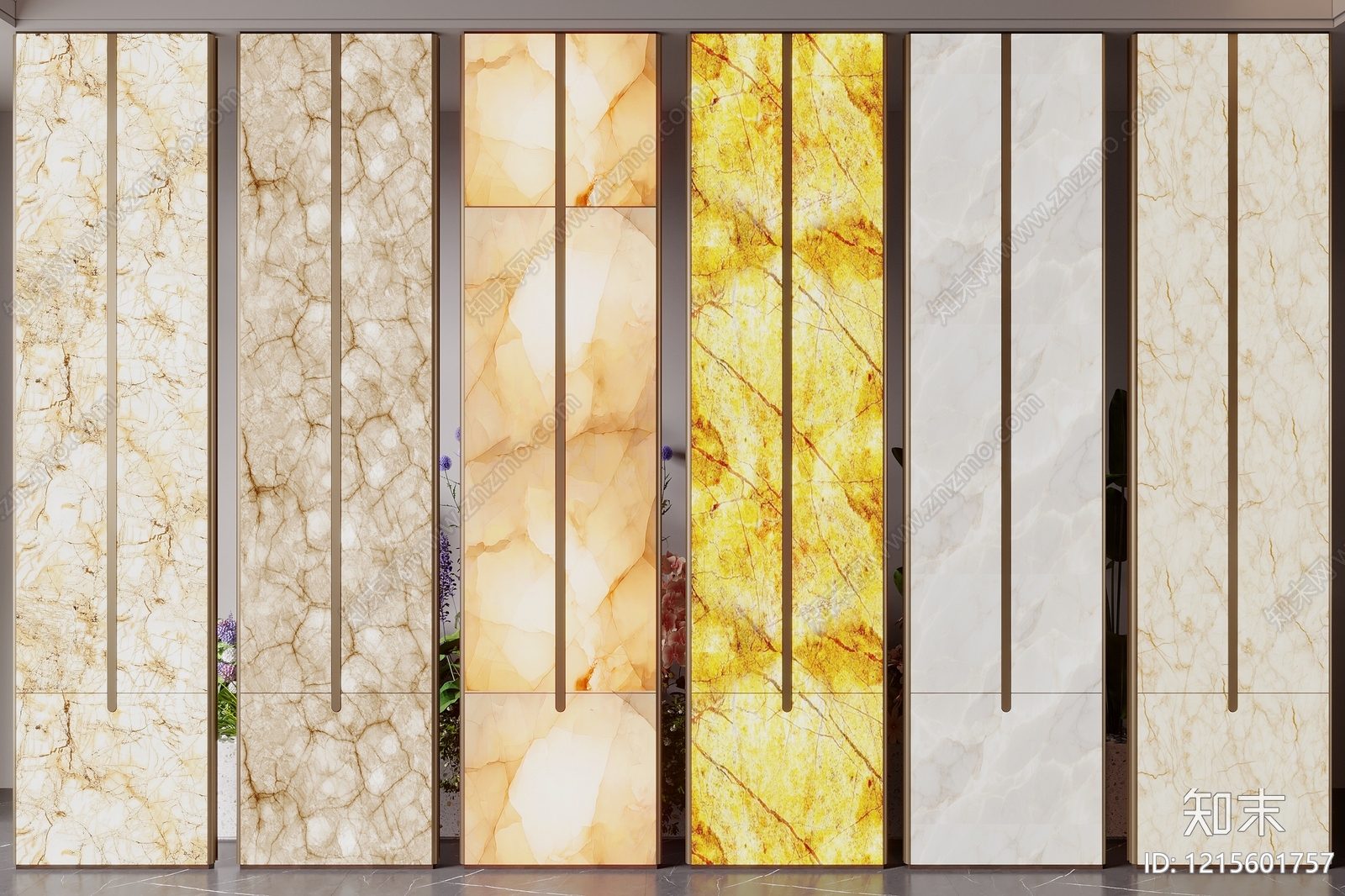 现代轻奢瓷砖展厅3D模型下载【ID:1215601757】