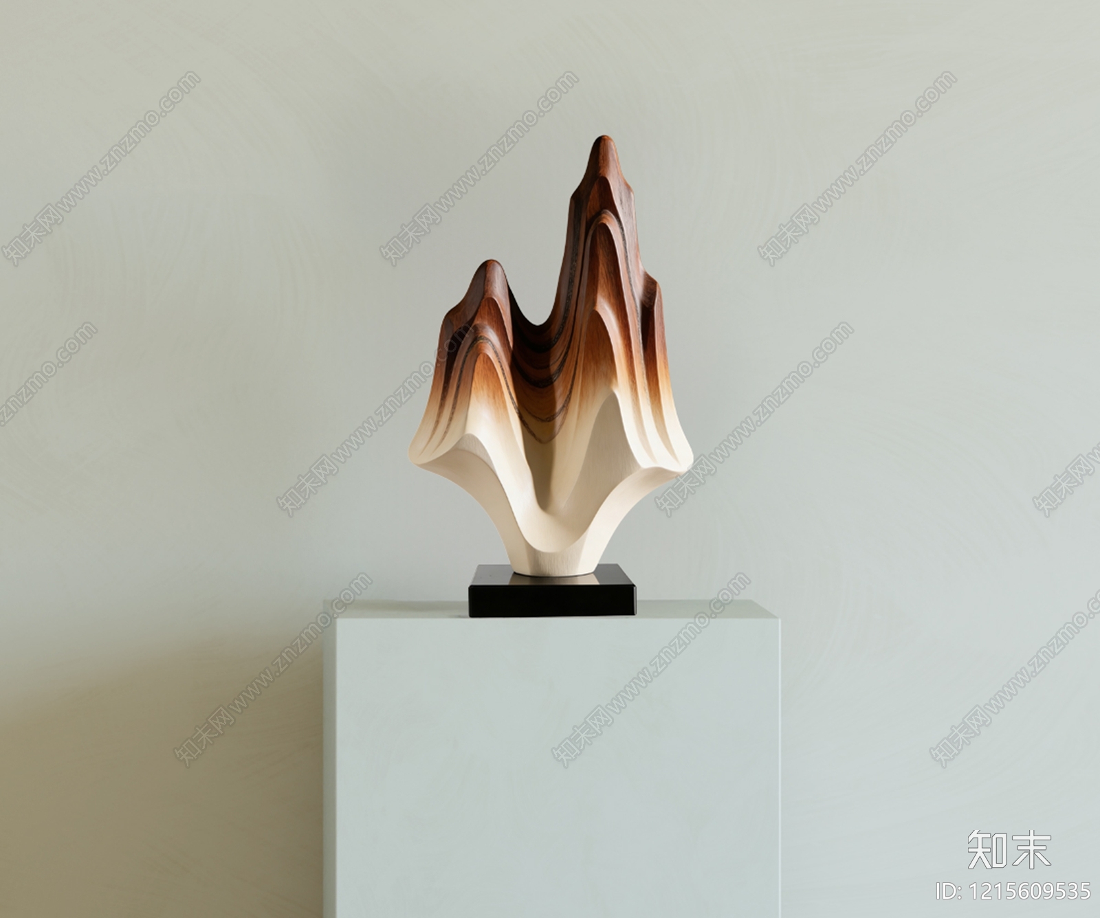 新中式雕塑摆件3D模型下载【ID:1215609535】