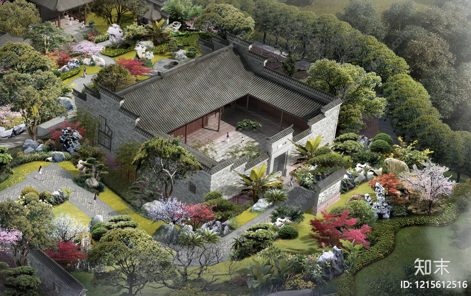 仿古建筑施工图下载【ID:1215612516】