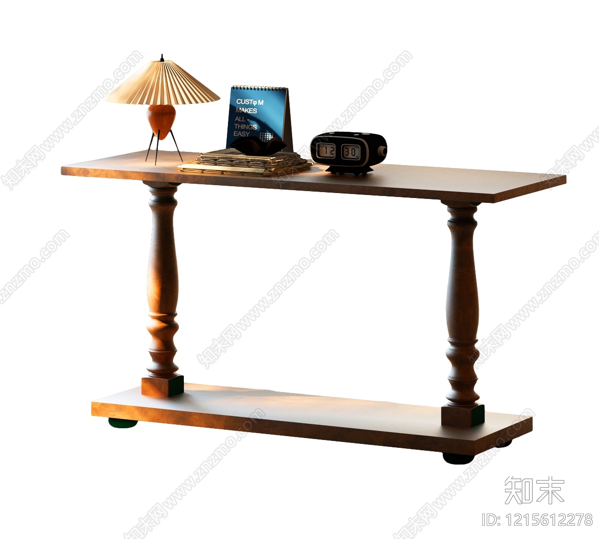 中古风条案SU模型下载【ID:1215612278】