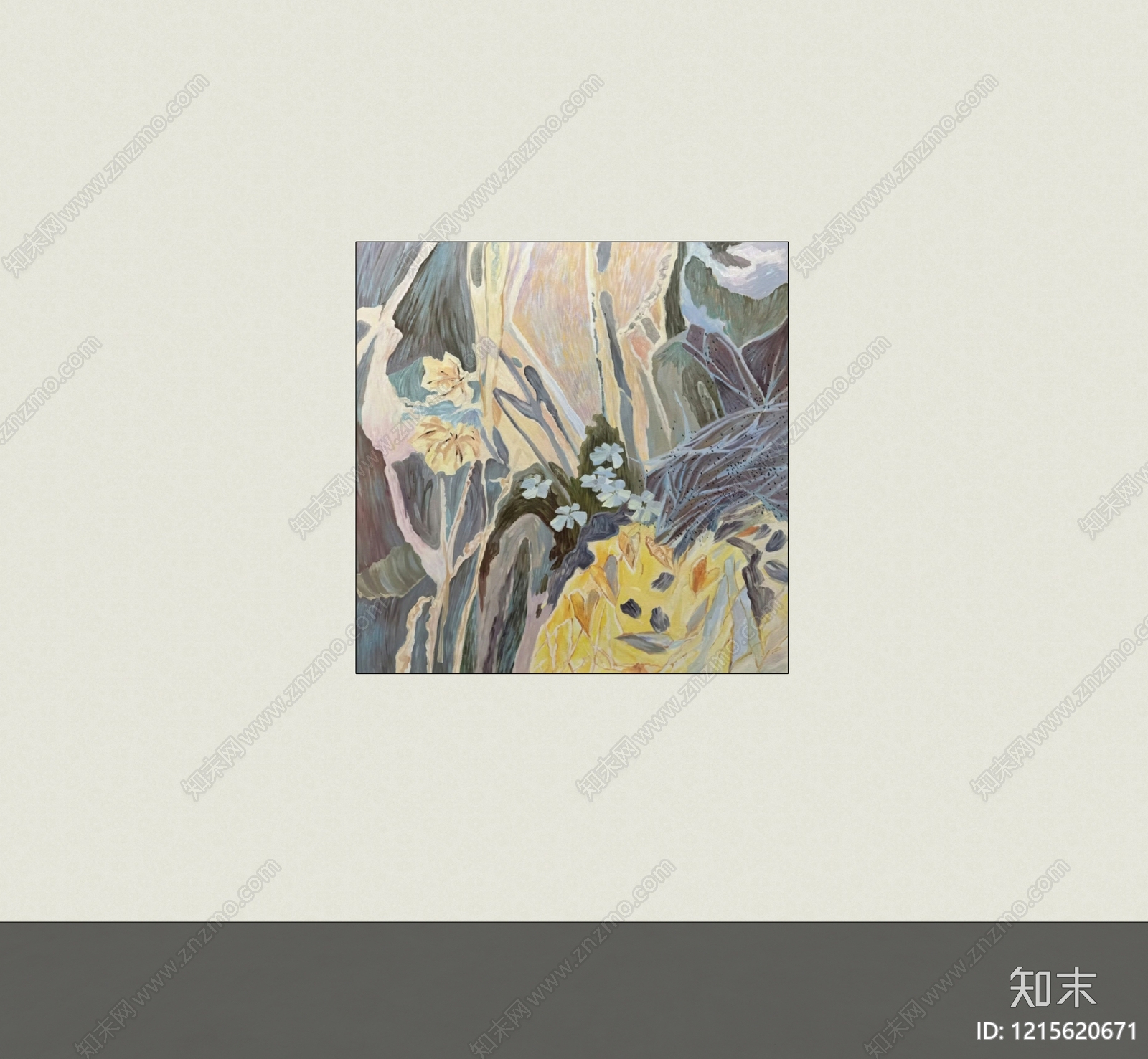 现代挂画SU模型下载【ID:1215620671】