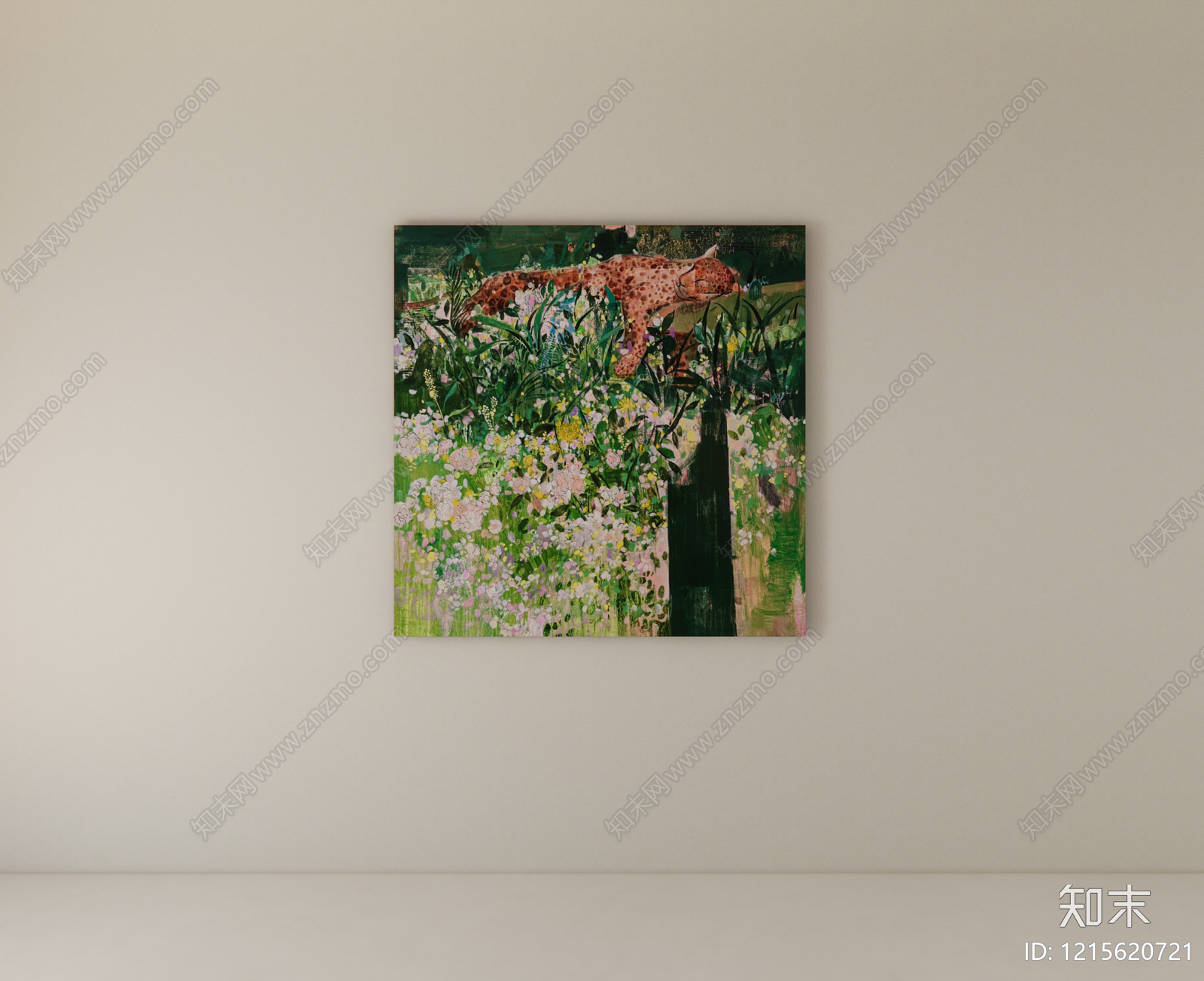 现代挂画SU模型下载【ID:1215620721】