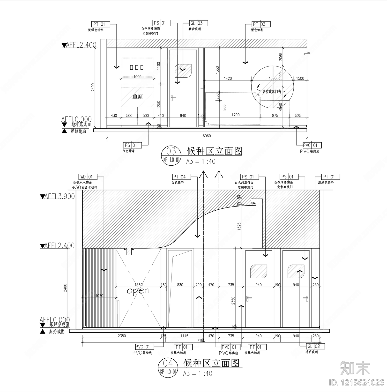 现代医院cad施工图下载【ID:1215624026】