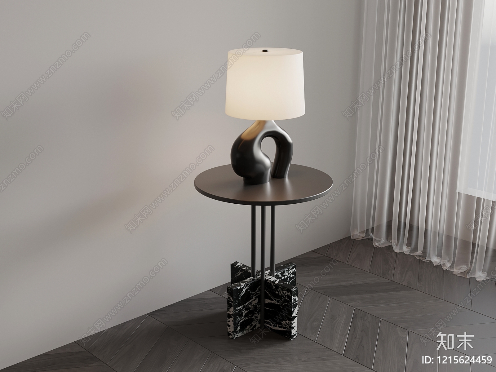 极简边几3D模型下载【ID:1215624459】