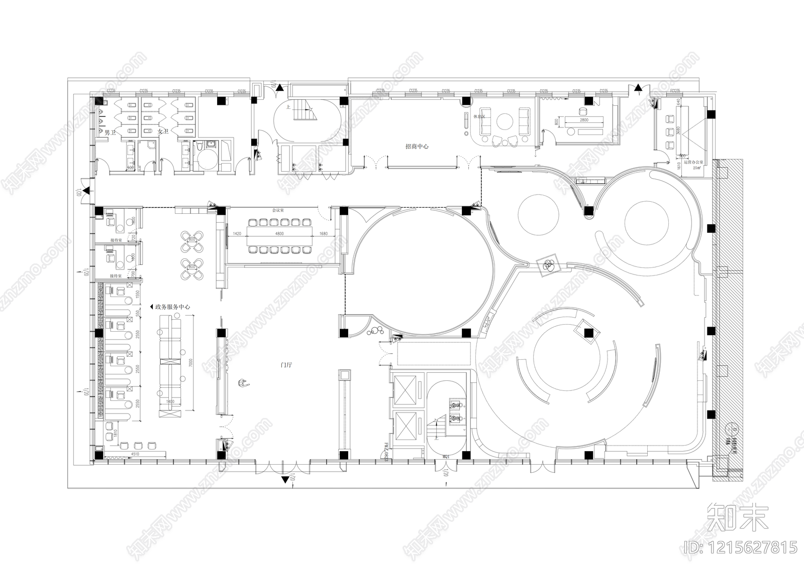 工装平面图施工图下载【ID:1215627815】