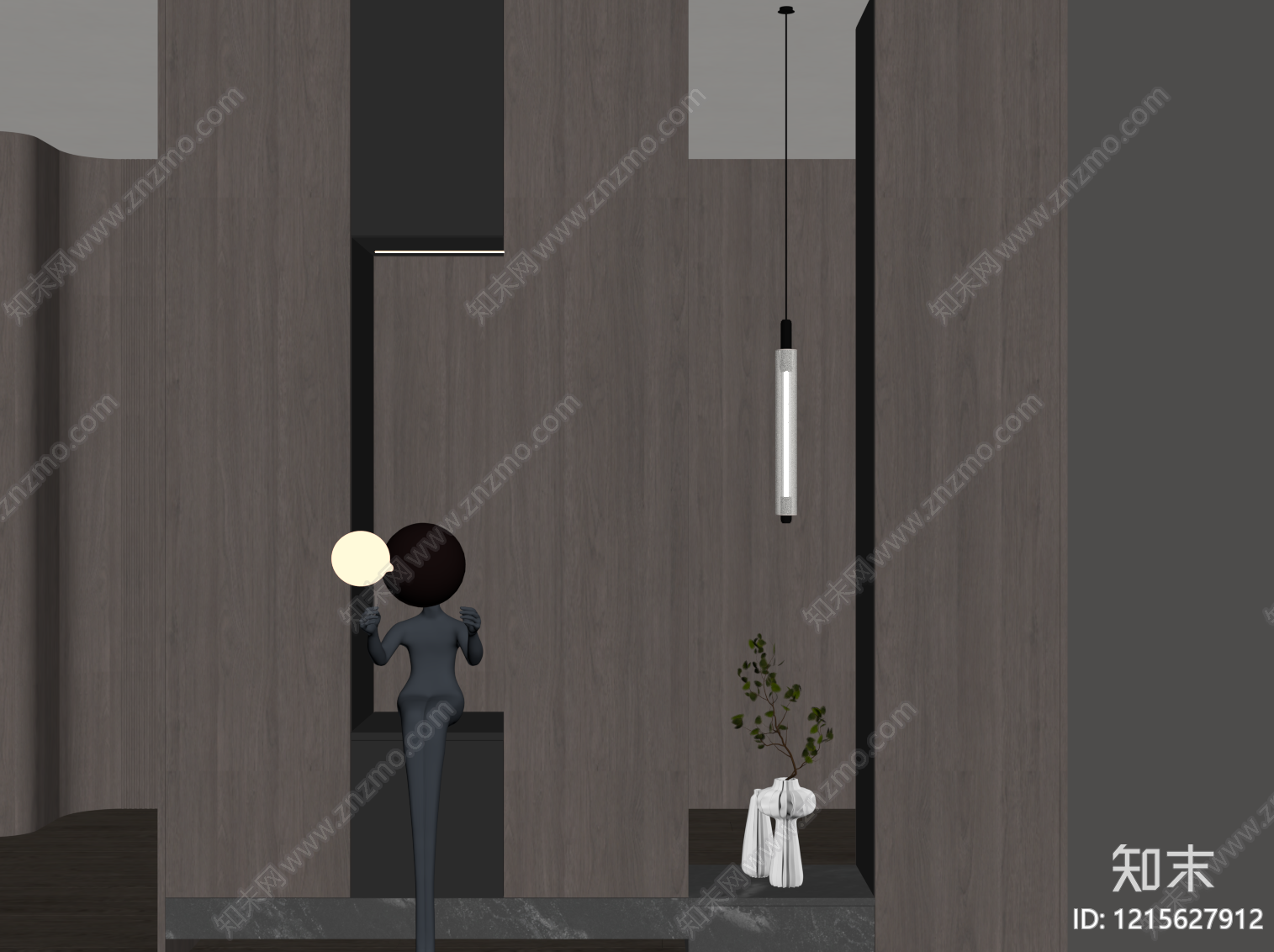 现代玄关SU模型下载【ID:1215627912】