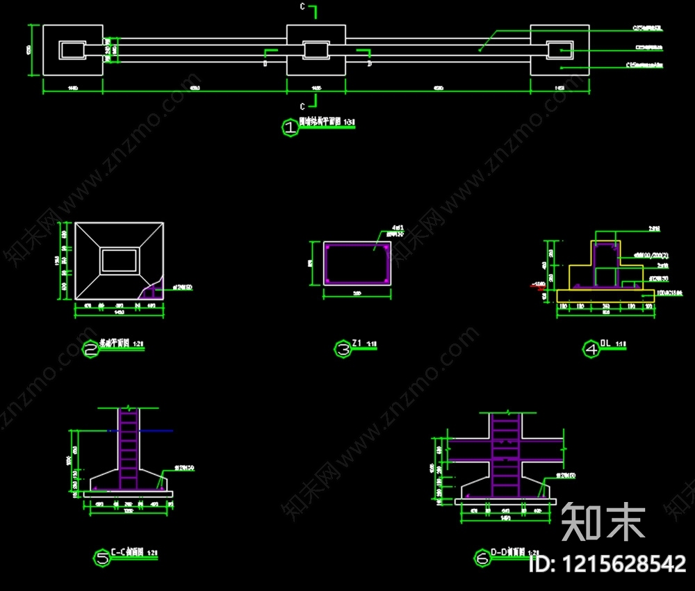 铁艺大门cad施工图下载【ID:1215628542】