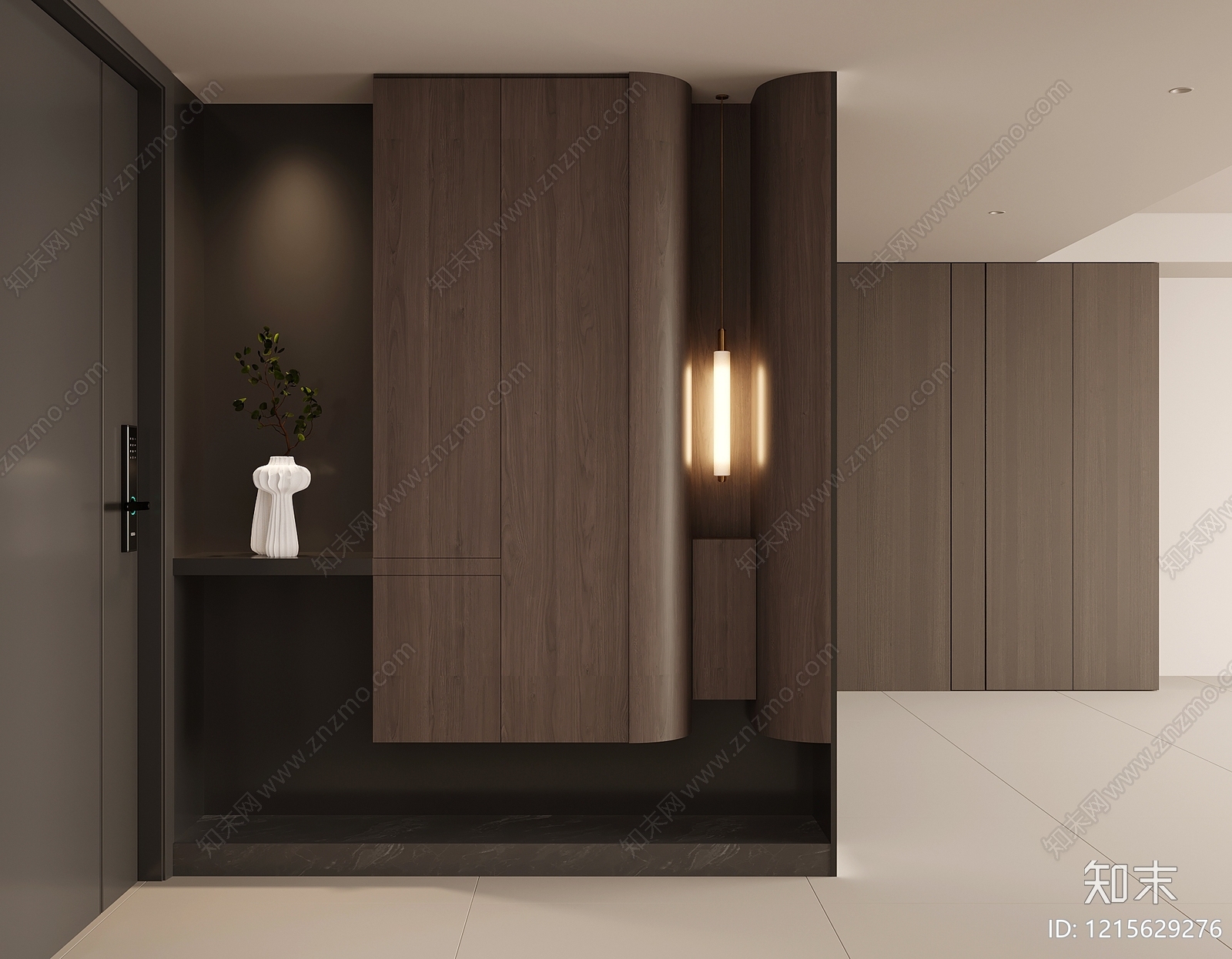 极简玄关3D模型下载【ID:1215629276】
