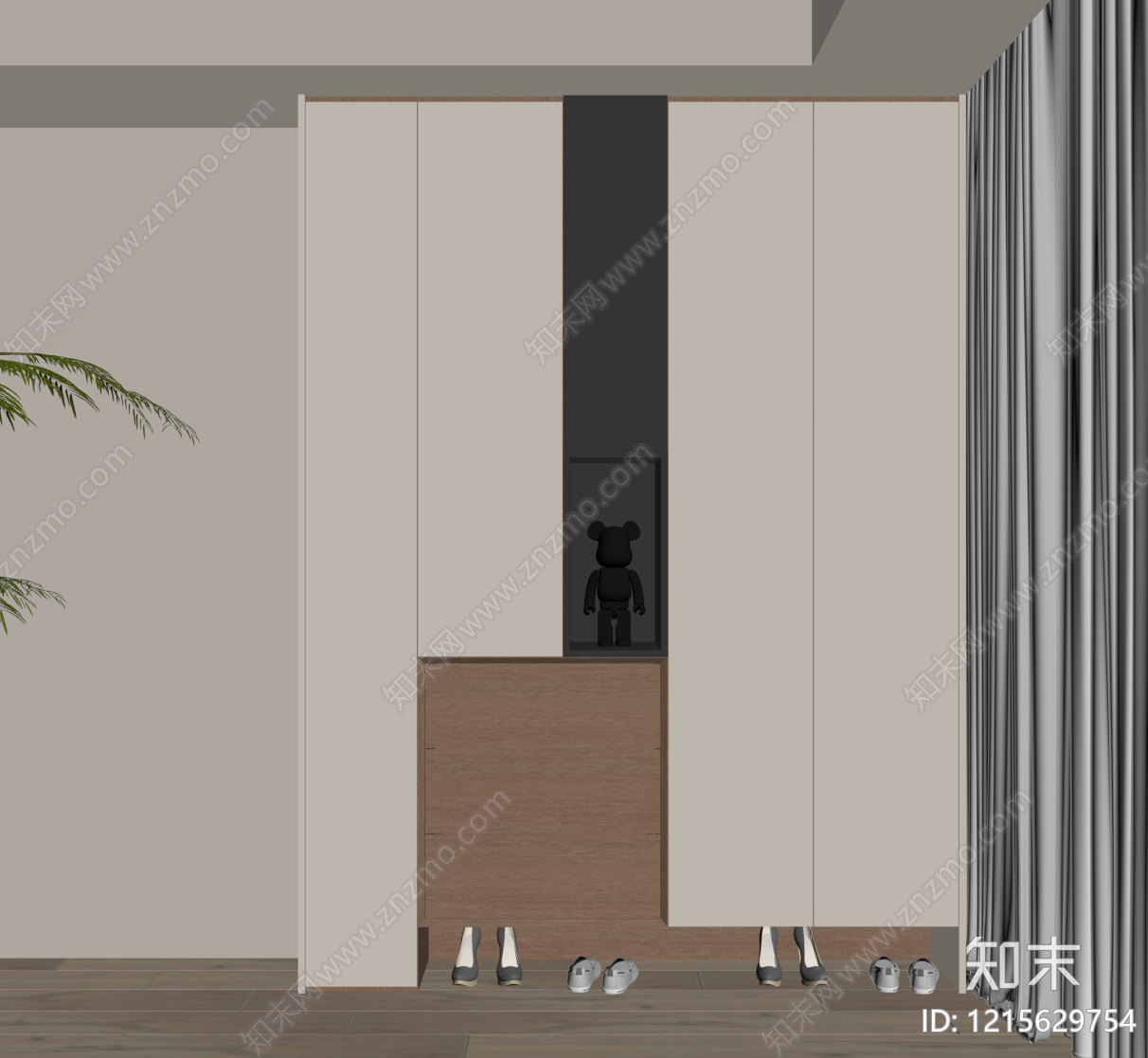 现代玄关SU模型下载【ID:1215629754】