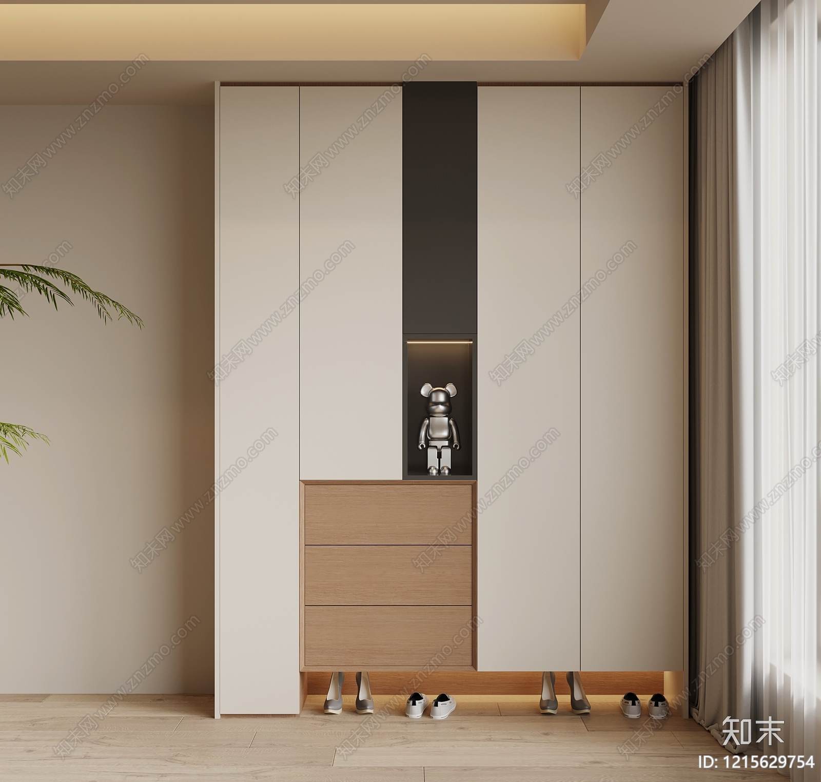 现代玄关SU模型下载【ID:1215629754】