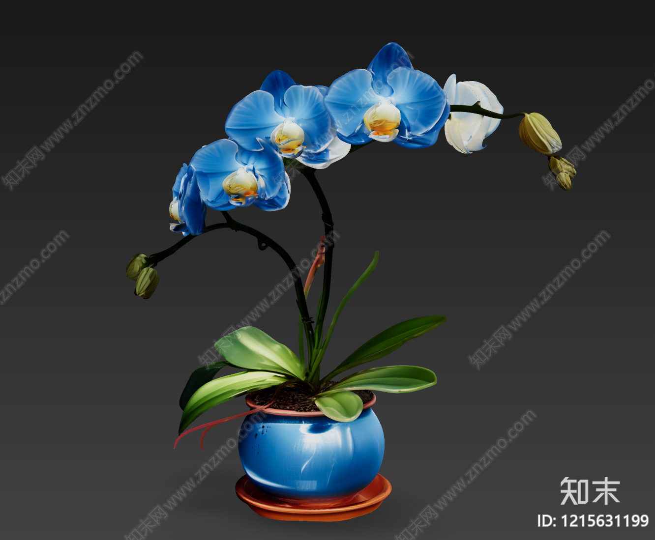 超写实主义盆栽3D模型下载【ID:1215631199】