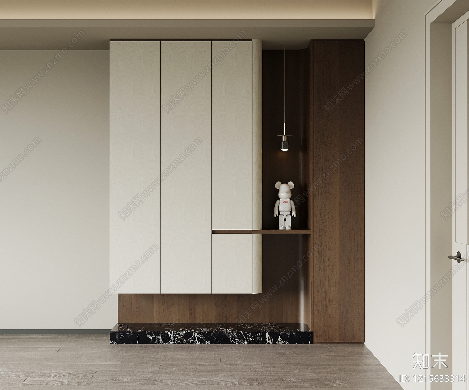 极简玄关SU模型下载【ID:1215633314】