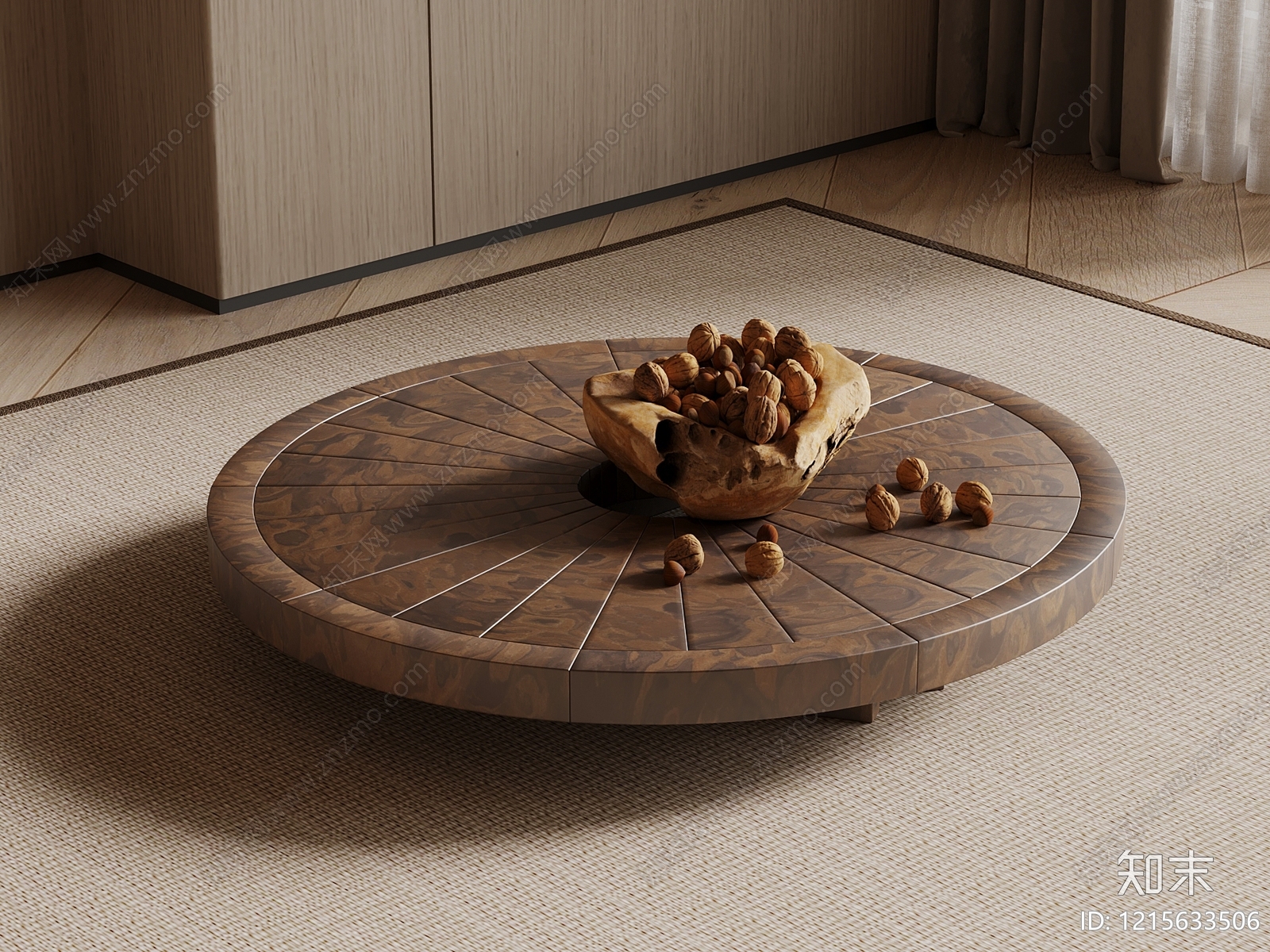 侘寂茶几3D模型下载【ID:1215633506】