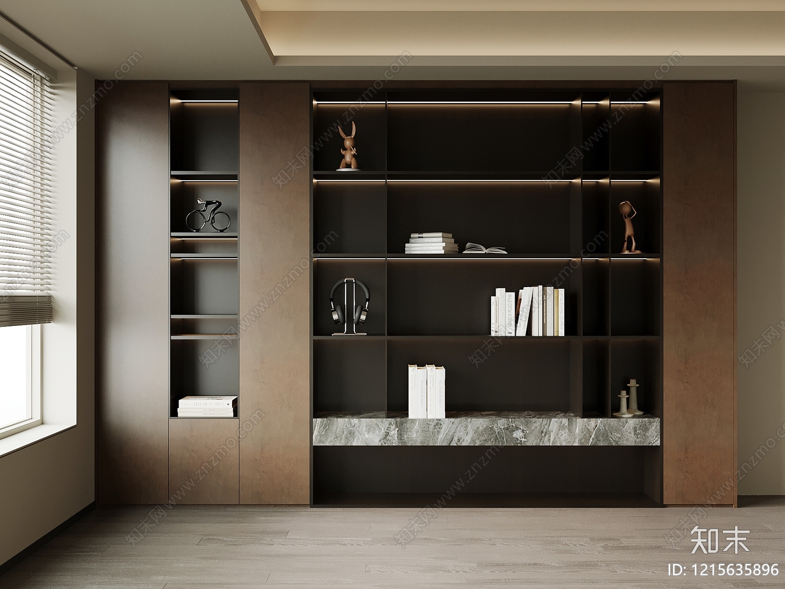 极简储物柜3D模型下载【ID:1215635896】