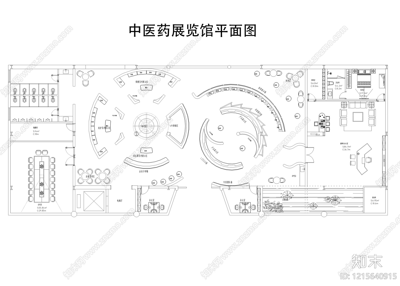 展馆施工图下载【ID:1215640915】