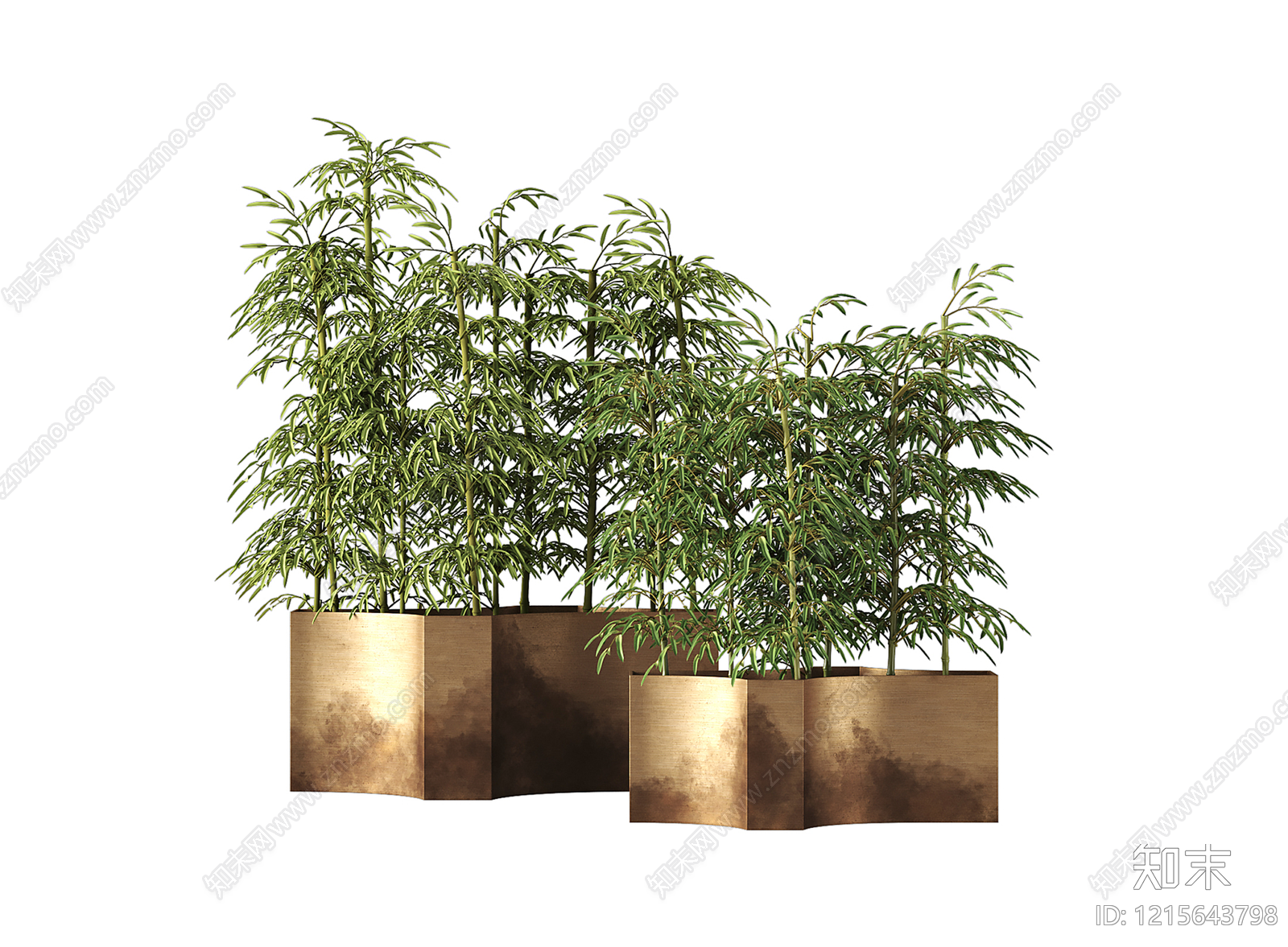 新中式花箱3D模型下载【ID:1215643798】