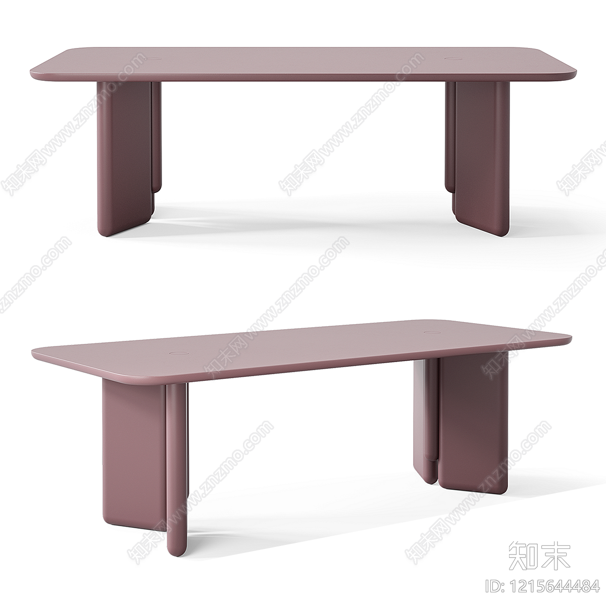 极简餐桌3D模型下载【ID:1215644484】