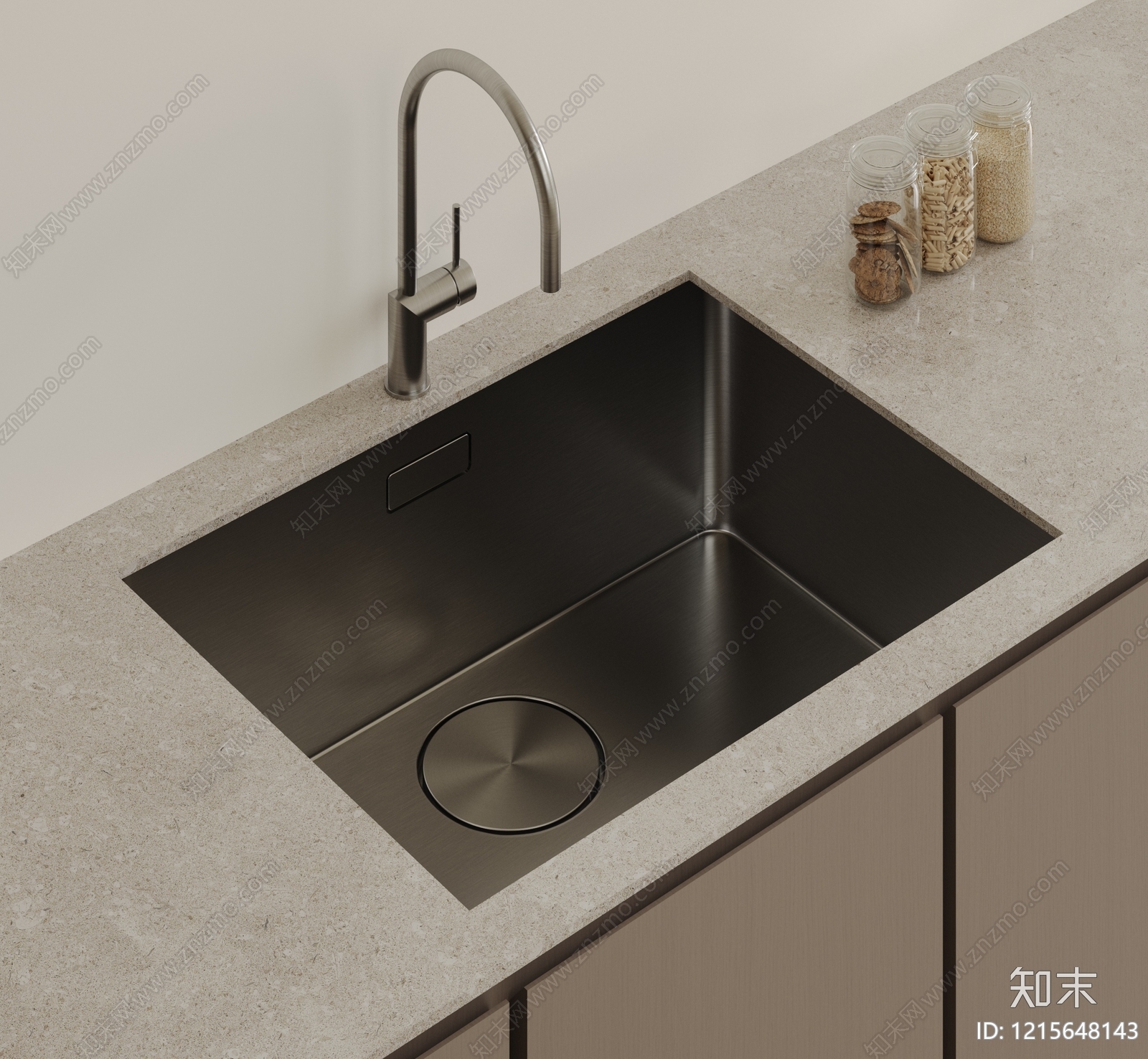 现代简约水槽3D模型下载【ID:1215648143】