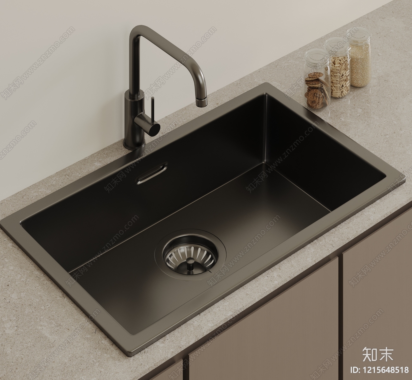 现代简约水槽3D模型下载【ID:1215648518】