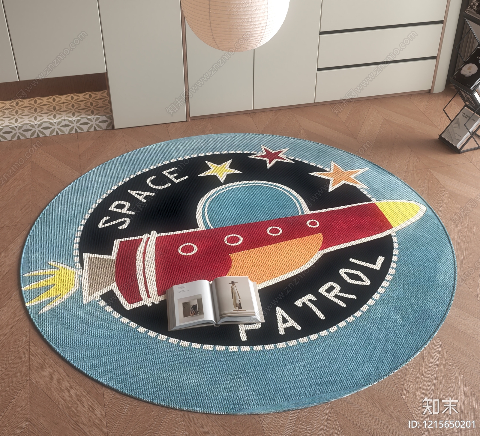 童趣风格儿童地毯3D模型下载【ID:1215650201】