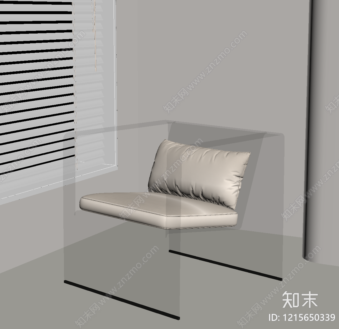 极简单人沙发SU模型下载【ID:1215650339】