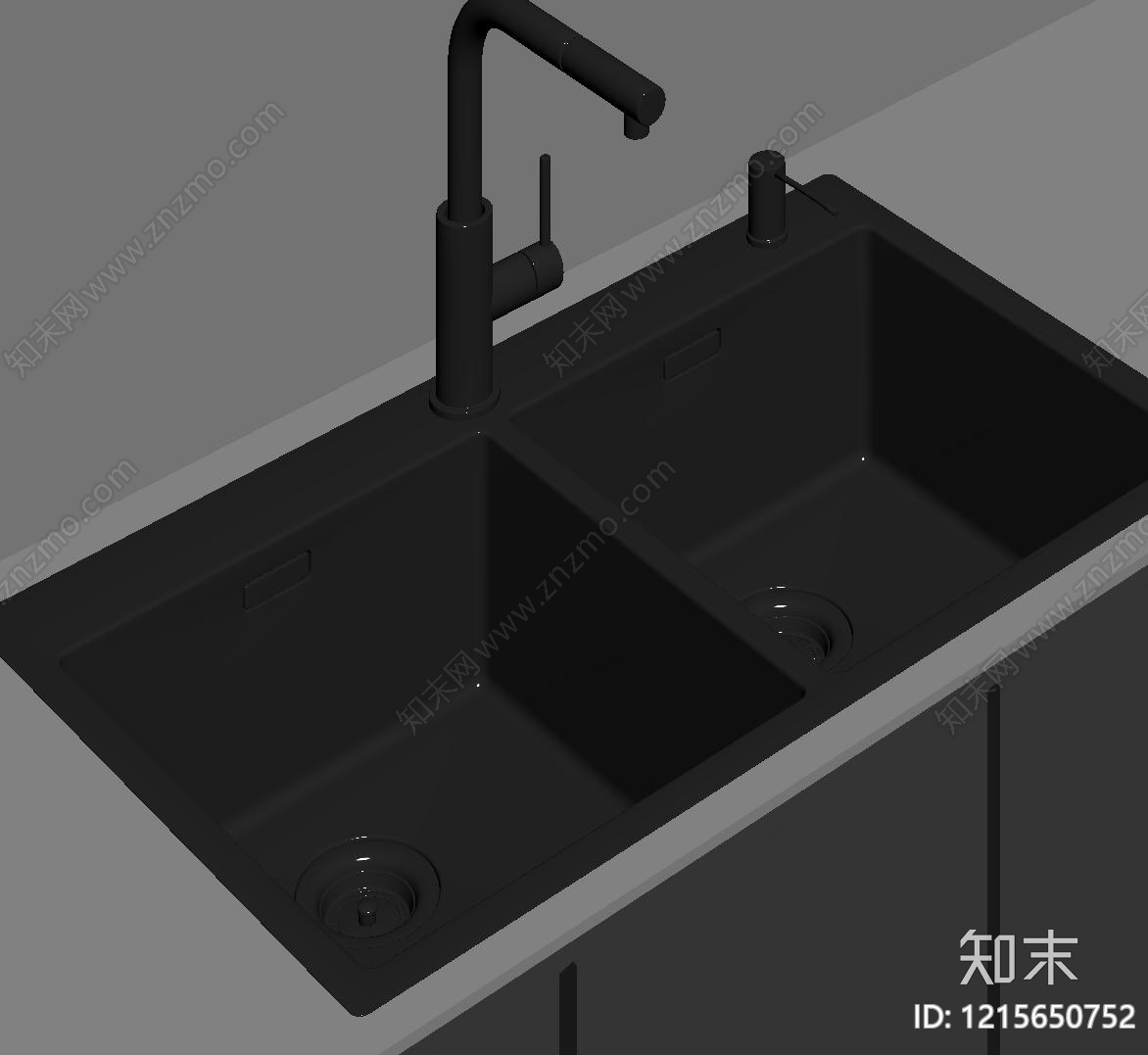 极简水槽SU模型下载【ID:1215650752】