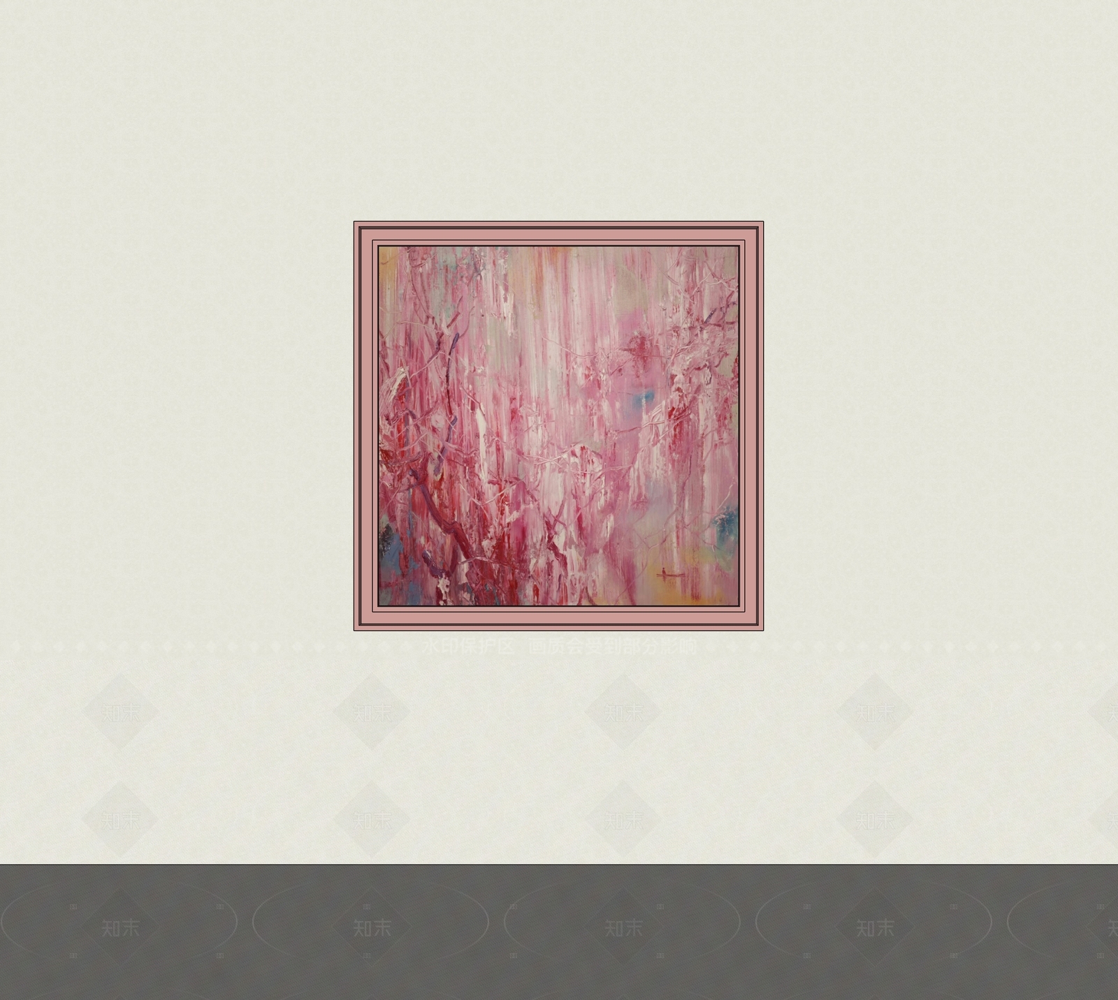 现代挂画SU模型下载【ID:1215654395】