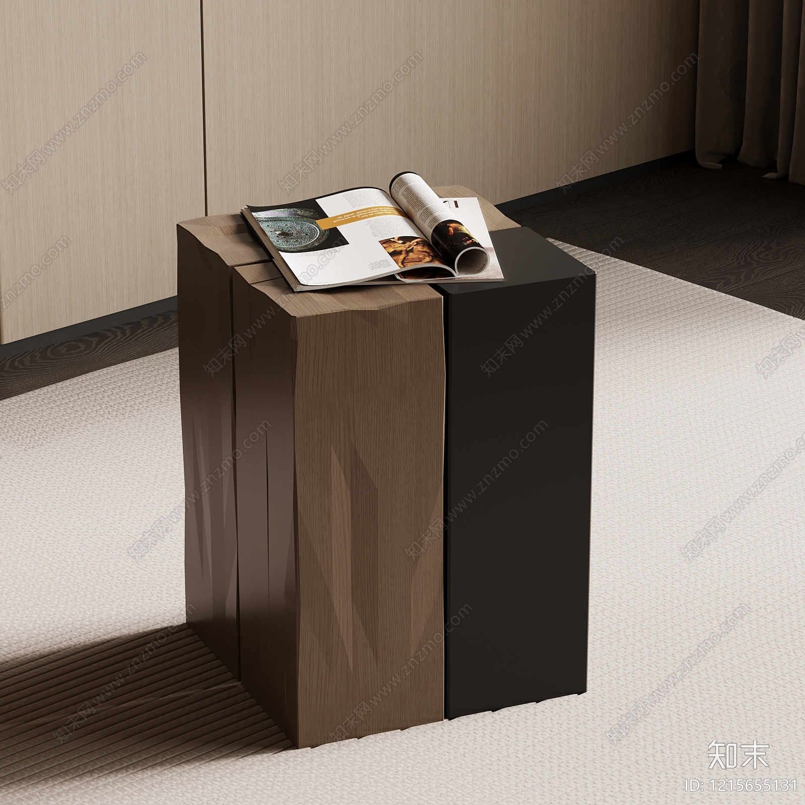 极简边几3D模型下载【ID:1215655131】