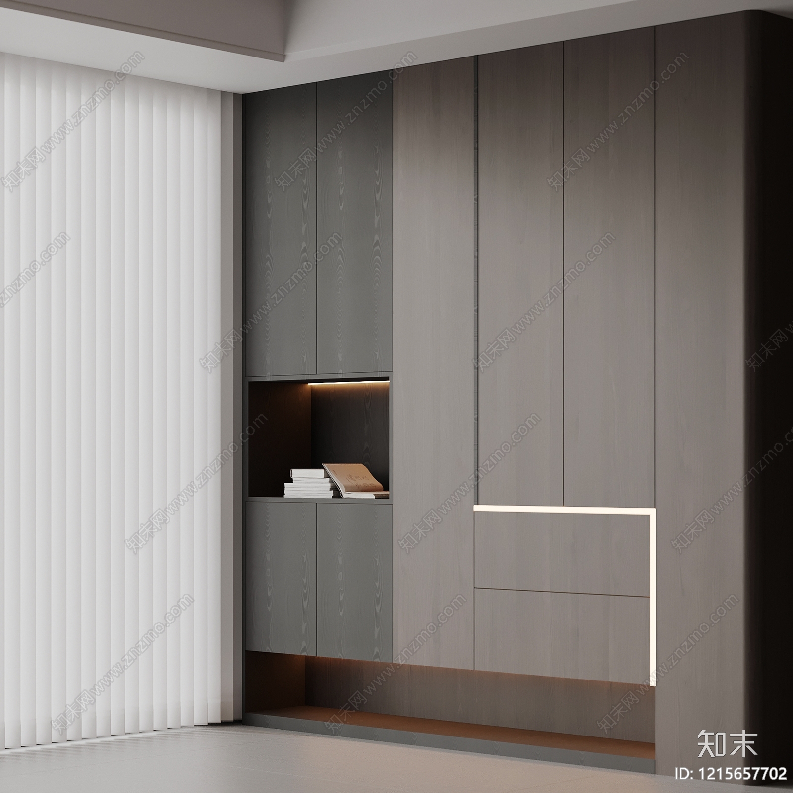 极简玄关3D模型下载【ID:1215657702】