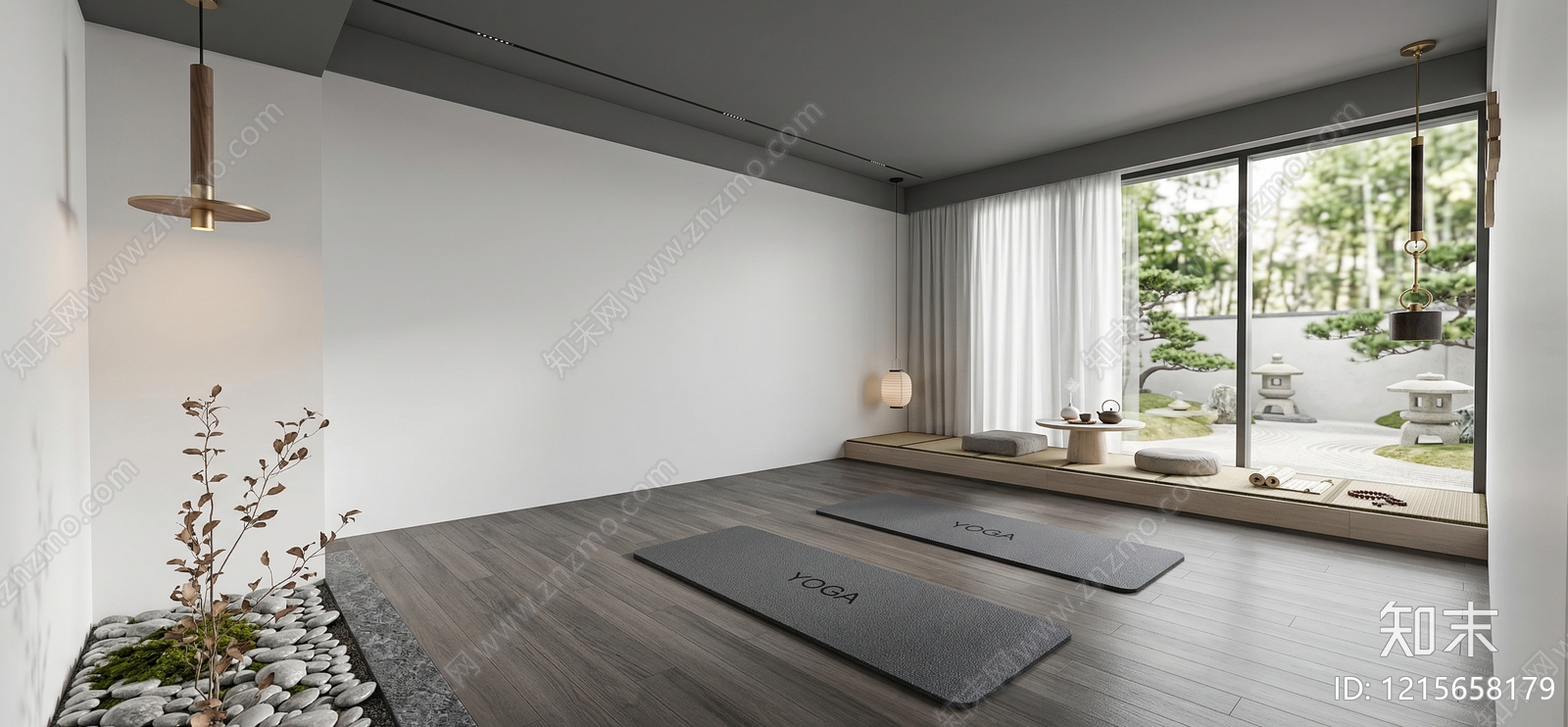 禅意瑜伽会所SU模型下载【ID:1215658179】