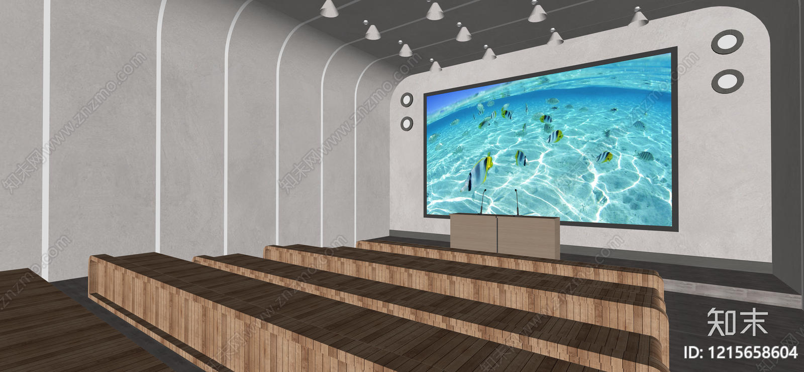 现代报告厅SU模型下载【ID:1215658604】