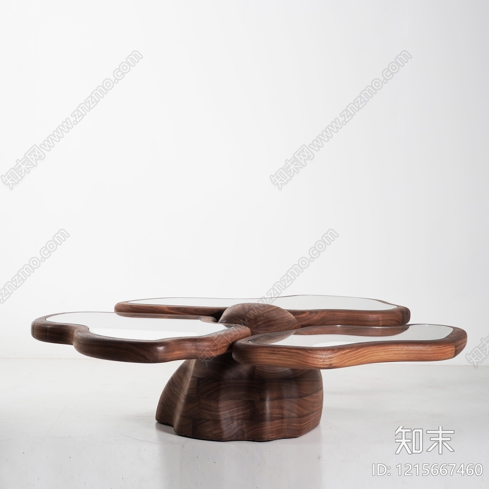 现代有机形态设计茶几3D模型下载【ID:1215667460】