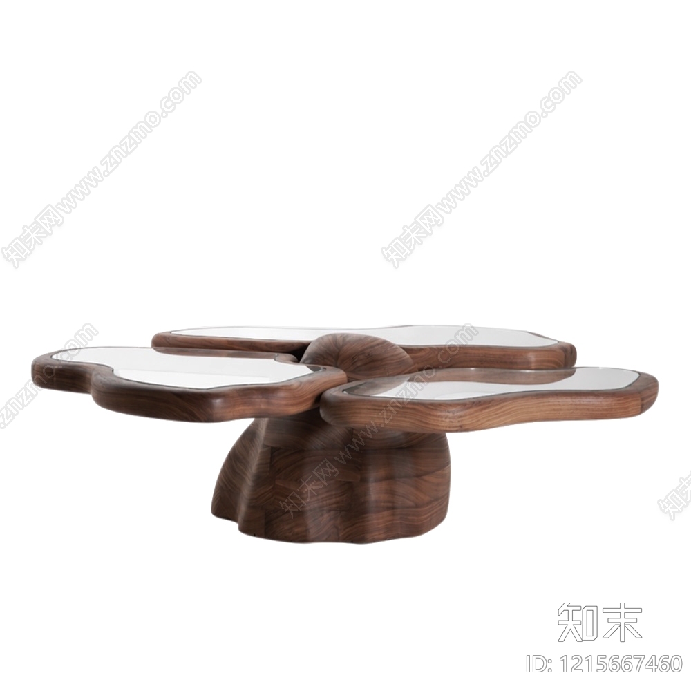 现代有机形态设计茶几3D模型下载【ID:1215667460】