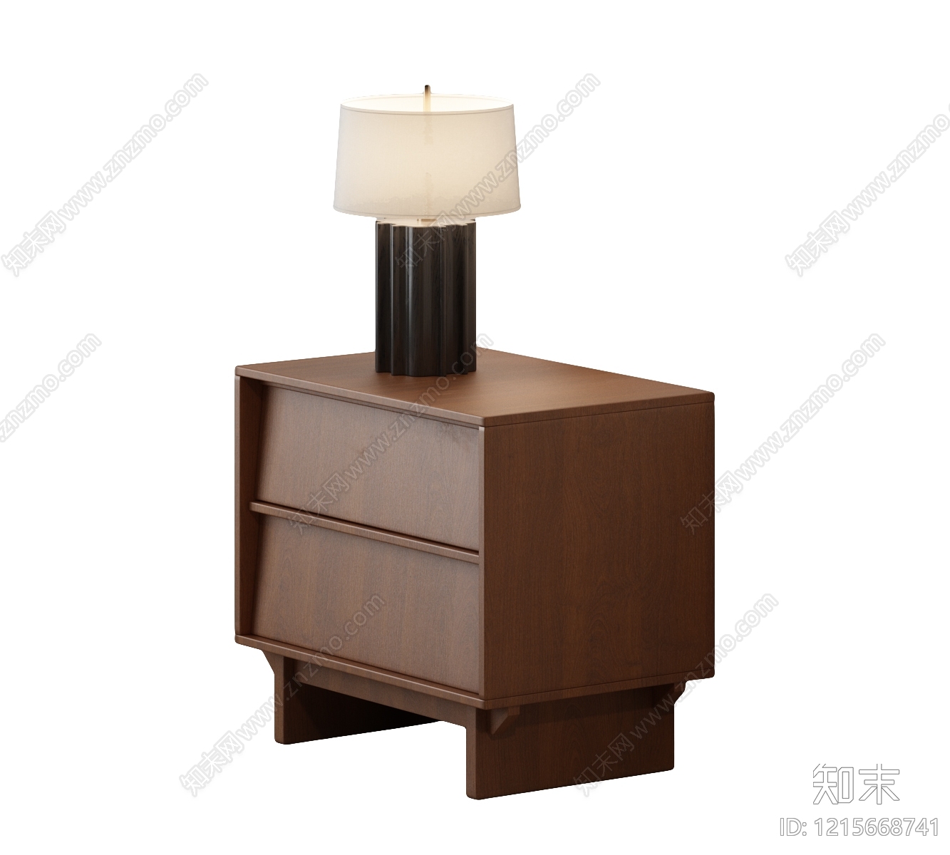 中古风床头柜SU模型下载【ID:1215668741】