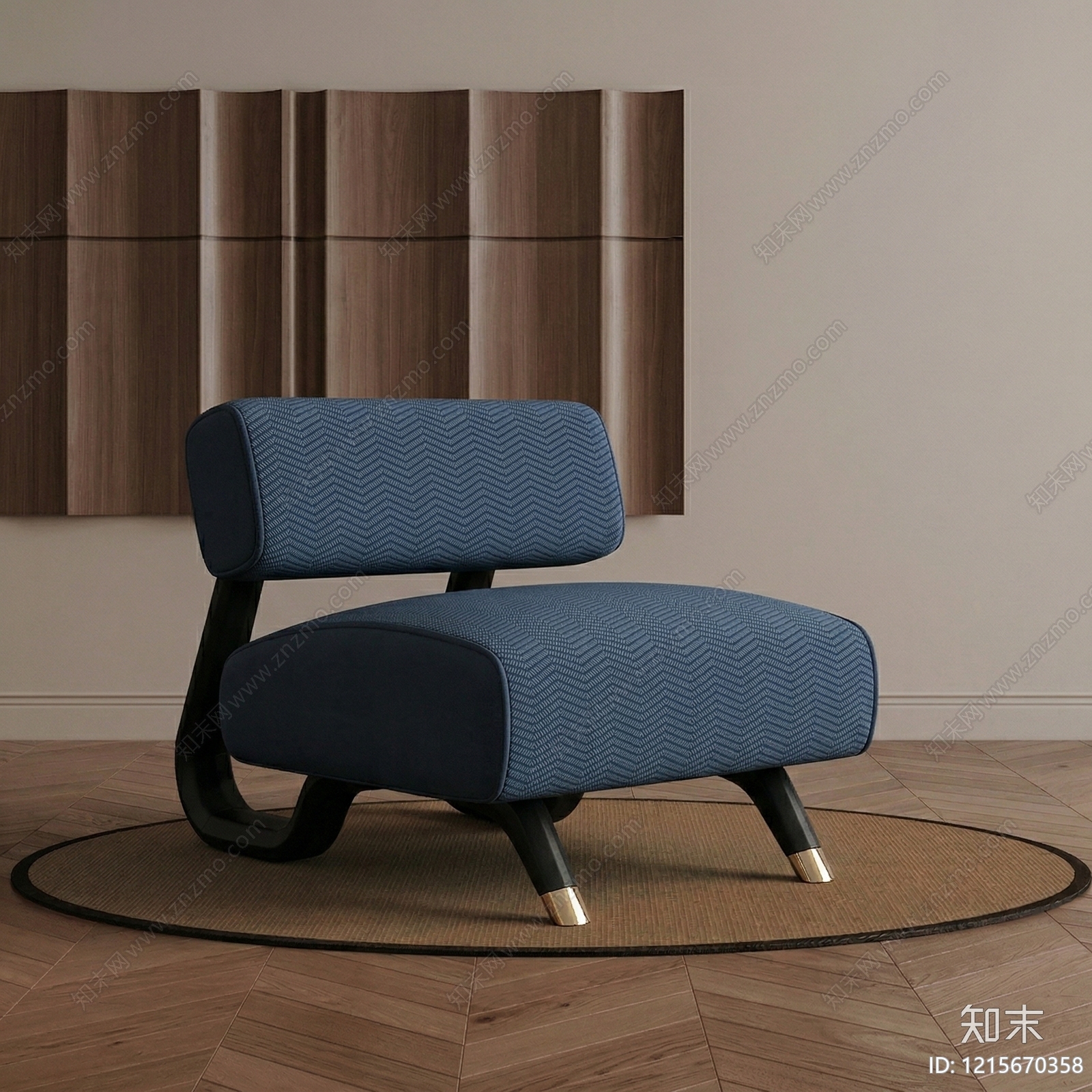 意式现代休闲椅3D模型下载【ID:1215670358】